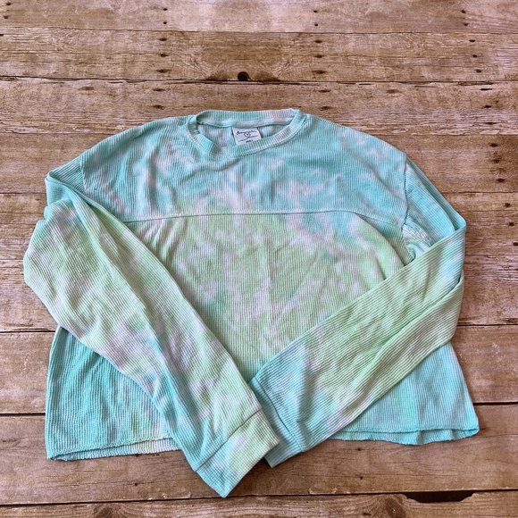 dreamsicle | Tops | Dreamsicle Waffle Knit Tie Dye Pullover
